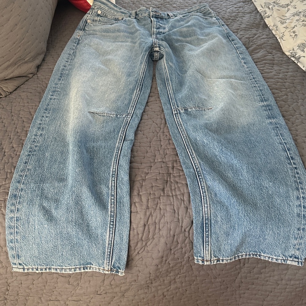 Madewell Barrel-Leg Jeans MWT - Picture 4 of 4